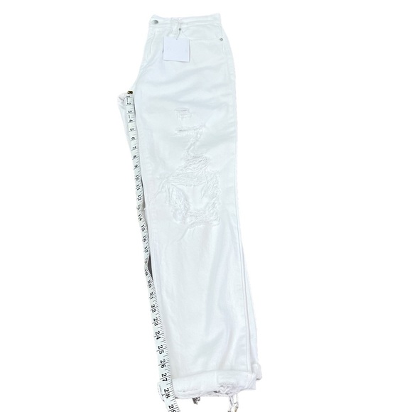 Pistola Pistola Distressed Boyfriend Jean White Denim Womens Size 26 -‎ NWT - Picture 10 of 10
